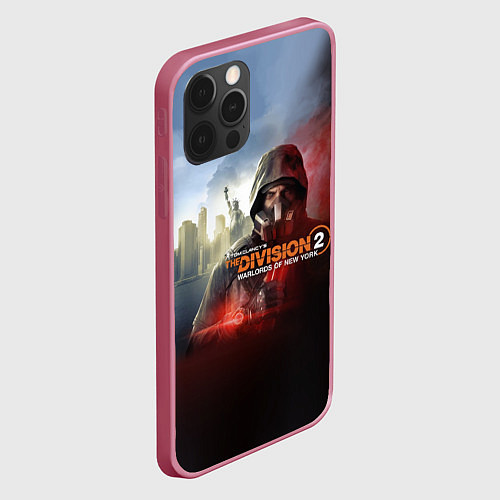 Чехол iPhone 12 Pro Max The Division 2 / 3D-Малиновый – фото 2