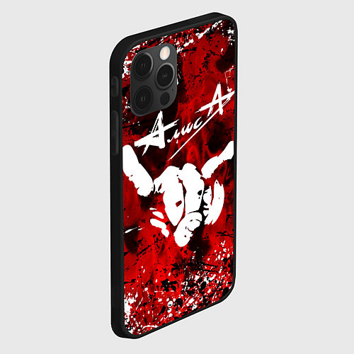 Чехол iPhone 12 Pro Max Алиса / 3D-Черный – фото 2