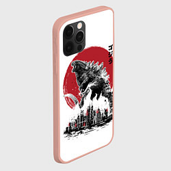 Чехол для iPhone 12 Pro Max GODZILLA, цвет: 3D-светло-розовый — фото 2