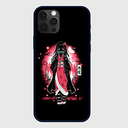 Чехол для iPhone 12 Pro Max KIMETSU NO YAIBA, цвет: 3D-черный