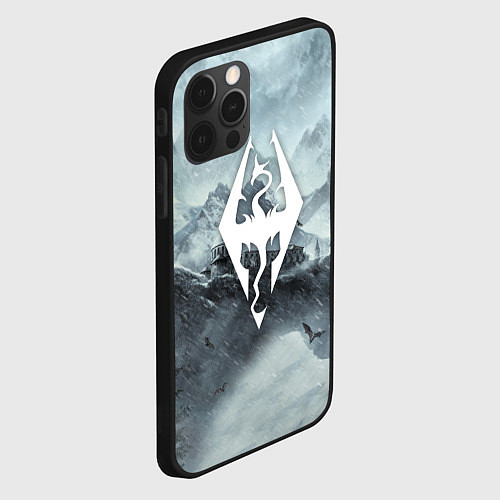 Чехол iPhone 12 Pro Max THE ELDER SCROLLS / 3D-Черный – фото 2