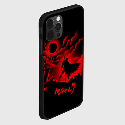 Чехол iPhone 12 Pro Max BERSERK / 3D-Черный – фото 2