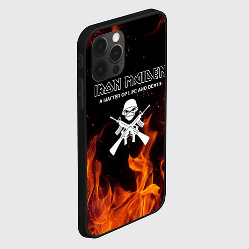 Чехол iPhone 12 Pro Max IRON MAIDEN / 3D-Черный – фото 2