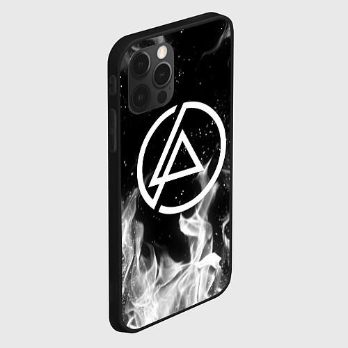 Чехол iPhone 12 Pro Max LINKIN PARK / 3D-Черный – фото 2