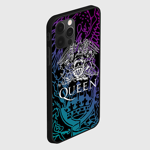 Чехол iPhone 12 Pro Max QUEEN / 3D-Черный – фото 2