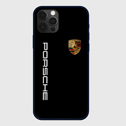 Чехол для iPhone 12 Pro Max PORSCHE, цвет: 3D-черный