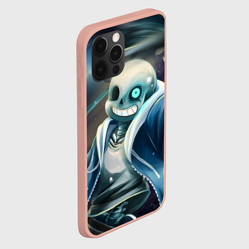 Чехол iPhone 12 Pro Max UNDERTALE / 3D-Светло-розовый – фото 2