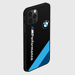 Чехол для iPhone 12 Pro Max BMW M PERFORMANCE, цвет: 3D-черный — фото 2