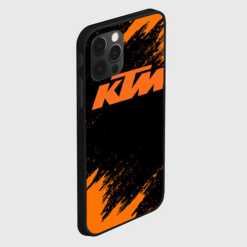 Чехол iPhone 12 Pro Max KTM / 3D-Черный – фото 2