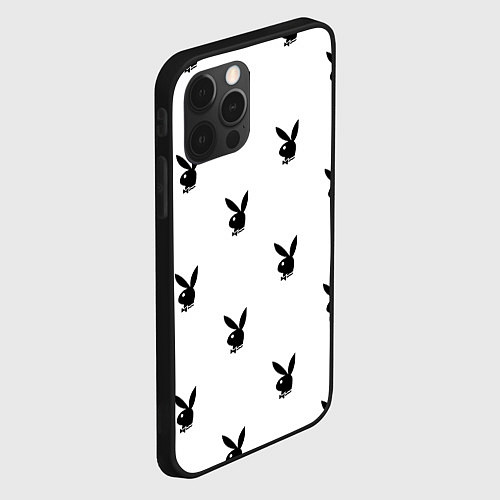 Чехол iPhone 12 Pro Max PLAYBOY / 3D-Черный – фото 2