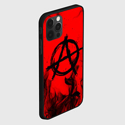 Чехол для iPhone 12 Pro Max АНАРХИЯ, цвет: 3D-черный — фото 2