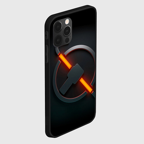 Чехол iPhone 12 Pro Max HALF-LIFE / 3D-Черный – фото 2