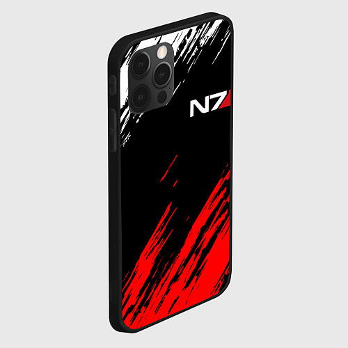 Чехол iPhone 12 Pro Max MASS EFFECT N7 / 3D-Черный – фото 2