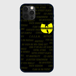 Чехол для iPhone 12 Pro Max WU-TANG CLAN, цвет: 3D-черный