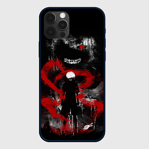 Чехол iPhone 12 Pro Max TOKYO GHOUL / 3D-Черный – фото 1