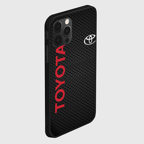 Чехол iPhone 12 Pro Max TOYOTA / 3D-Черный – фото 2