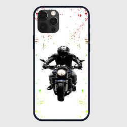 Чехол для iPhone 12 Pro Max МОТОЦИКЛЫ, цвет: 3D-черный