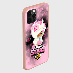 Чехол для iPhone 12 Pro Max Brawl stars Unicorn, цвет: 3D-светло-розовый — фото 2