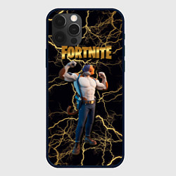 Чехол для iPhone 12 Pro Max Meowcles Fortnite 2, цвет: 3D-черный