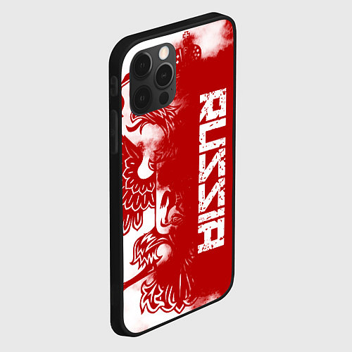 Чехол iPhone 12 Pro Max Russia / 3D-Черный – фото 2