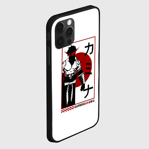 Чехол iPhone 12 Pro Max Гуррен Лаганн Камина / 3D-Черный – фото 2