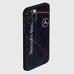 Чехол для iPhone 12 Pro Max MERCEDES-BENZ, цвет: 3D-черный — фото 2