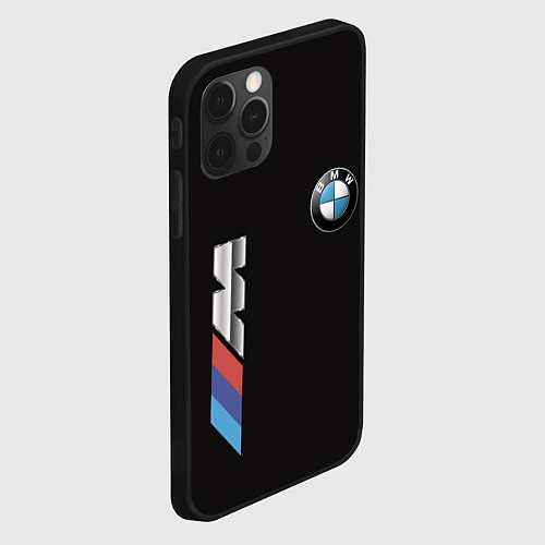 Чехол iPhone 12 Pro Max BMW / 3D-Черный – фото 2