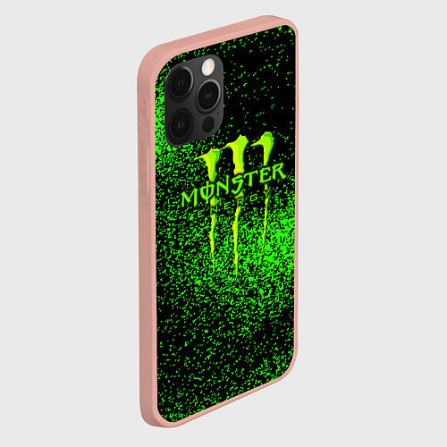 Чехол iPhone 12 Pro Max MONSTER ENERGY / 3D-Светло-розовый – фото 2