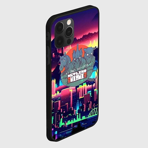 Чехол iPhone 12 Pro Max HOTLINE MIAMI / 3D-Черный – фото 2