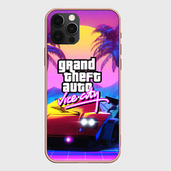 Чехол для iPhone 12 Pro Max GTA 2020, цвет: 3D-светло-розовый