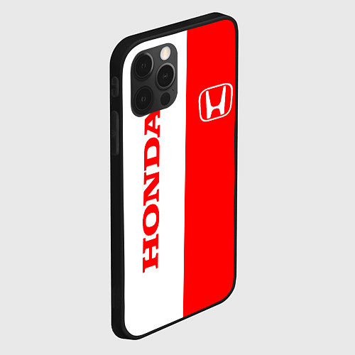 Чехол iPhone 12 Pro Max HONDA / 3D-Черный – фото 2