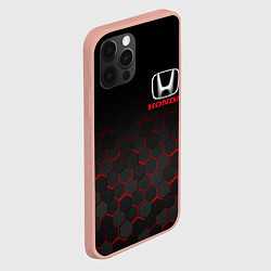 Чехол для iPhone 12 Pro Max HONDA, цвет: 3D-светло-розовый — фото 2