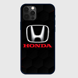 Чехол для iPhone 12 Pro Max HONDA, цвет: 3D-черный