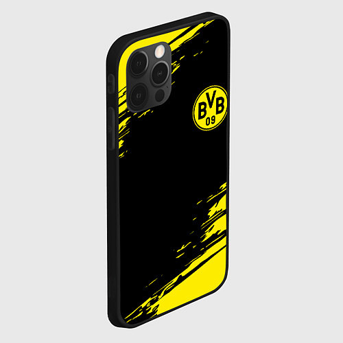 Чехол iPhone 12 Pro Max BORUSSIA / 3D-Черный – фото 2