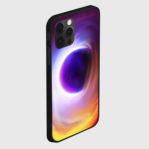 Чехол iPhone 12 Pro Max ЧЁРНАЯ ДЫРА / 3D-Черный – фото 2