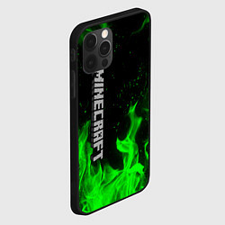 Чехол для iPhone 12 Pro Max MINECRAFT, цвет: 3D-черный — фото 2