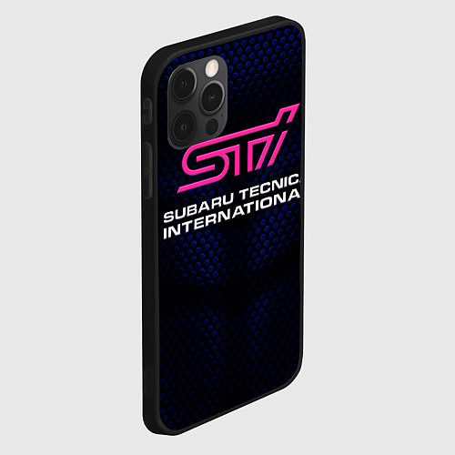 Чехол iPhone 12 Pro Max SUBARU STI Z / 3D-Черный – фото 2