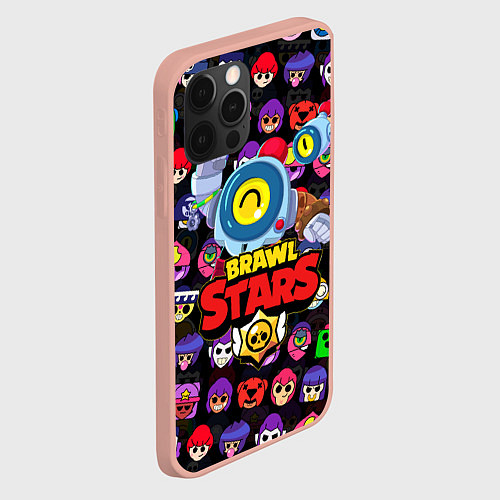 Чехол iPhone 12 Pro Max BRAWL STARS NANI / 3D-Светло-розовый – фото 2