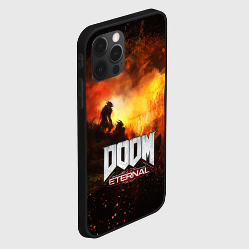 Чехол iPhone 12 Pro Max DOOM ETERNAL / 3D-Черный – фото 2