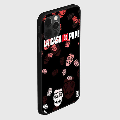 Чехол iPhone 12 Pro Max La Casa de Papel Z / 3D-Черный – фото 2