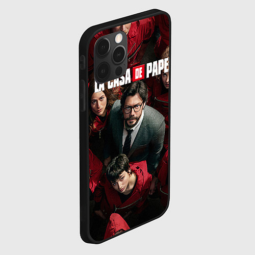 Чехол iPhone 12 Pro Max La Casa de Papel Z / 3D-Черный – фото 2