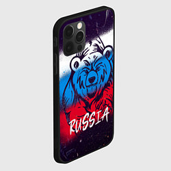 Чехол для iPhone 12 Pro Max Russia Bear, цвет: 3D-черный — фото 2