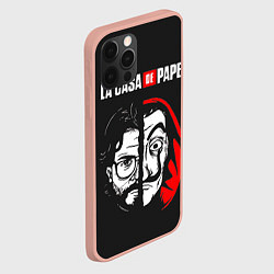 Чехол для iPhone 12 Pro Max La casa de papel, цвет: 3D-светло-розовый — фото 2