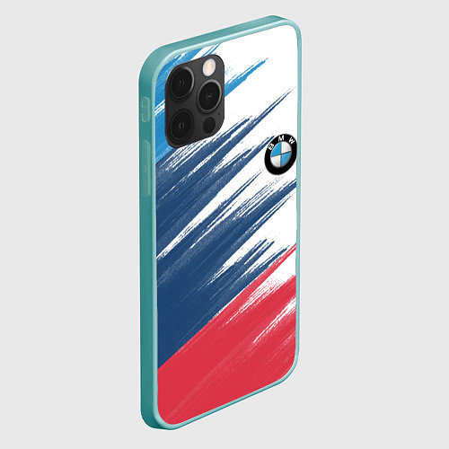 Чехол iPhone 12 Pro Max BMW / 3D-Мятный – фото 2