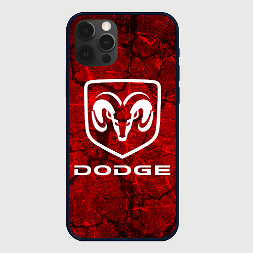 Чехол iPhone 12 Pro Max DODGE / 3D-Черный – фото 1