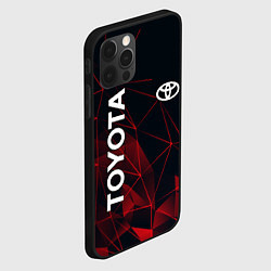 Чехол для iPhone 12 Pro Max TOYOTA, цвет: 3D-черный — фото 2