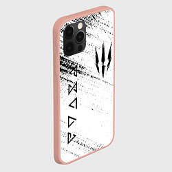 Чехол для iPhone 12 Pro Max THE WITCHER, цвет: 3D-светло-розовый — фото 2