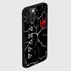Чехол для iPhone 12 Pro Max The Witcher, цвет: 3D-черный — фото 2
