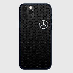 Чехол для iPhone 12 Pro Max MERCEDES-BENZ AMG, цвет: 3D-черный