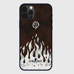 Чехол для iPhone 12 Pro Max Cs:go - Оксидное пламя, цвет: 3D-черный